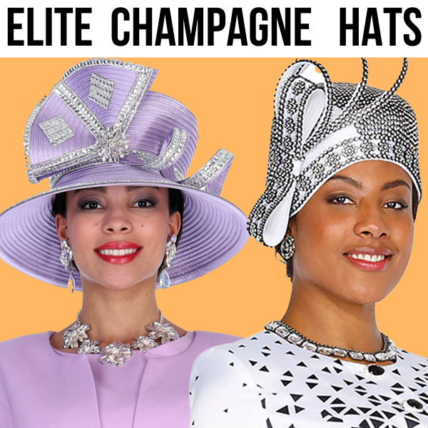 Elite Champagne Creation Hat Elite Champagne Hats: Transform Your Church Look with Pure  main image 2