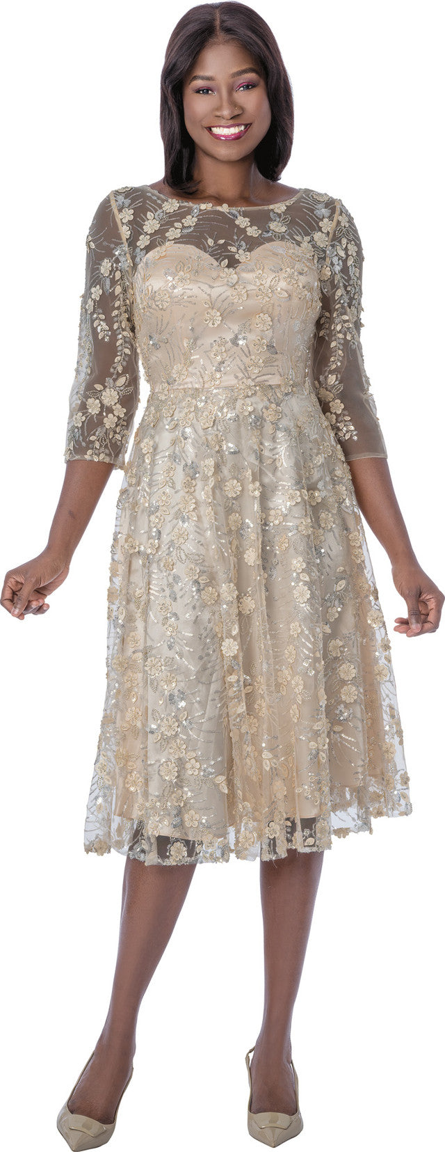 Annabelle Formal Dress 8892-Champagne, Champagne / 18 | Church Suits For Less Annabelle Formal Dress 8892-Champagne, Champagne / 18 | Church Suits For Less