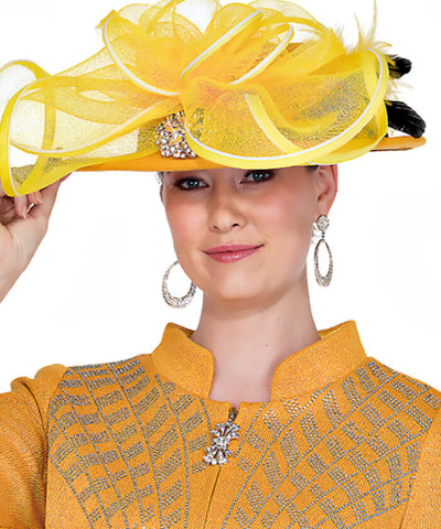 Champagne Italy Church Hat 5968