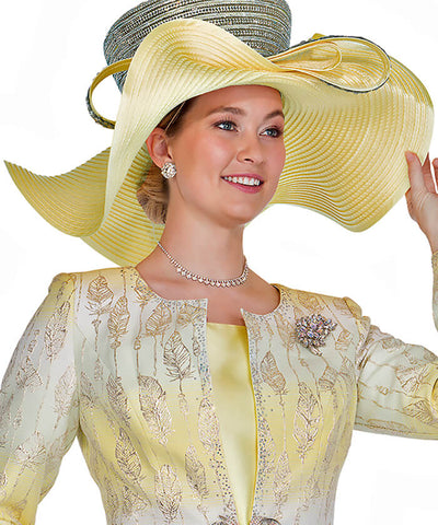 Champagne Italy Church Hat 6002
