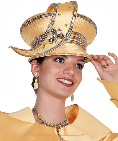 Champagne Italy Church Hat 6017