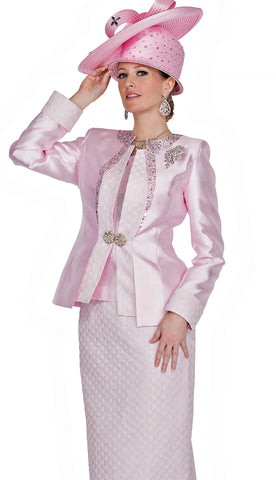 Champagne Italy Church Suit 6005