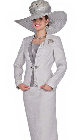 Champagne Italy Church Suit 6009