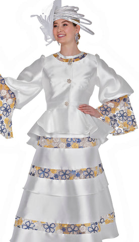 Champagne Italy Church Suit 6025