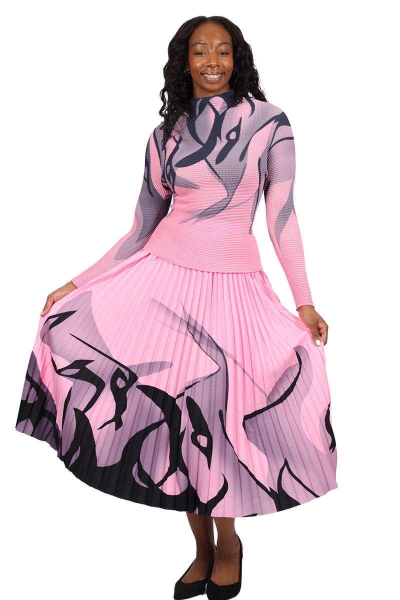 women's pink church dress Designer Church Suits Giovanna DP2401-PNK Ladies Church Dress