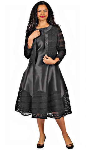 Diana Couture Dress 8686-Black