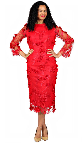 Diana Couture Dress 8746-Red