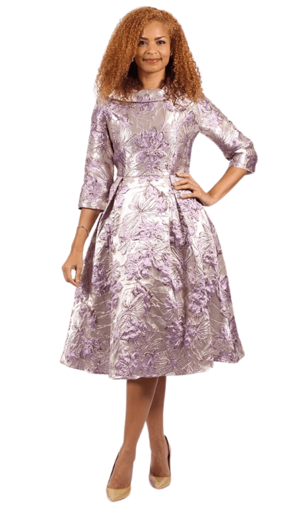 Faith Dress in Lavender