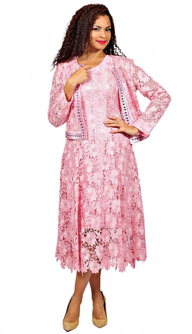 Diana Church Dress 8190-Pink