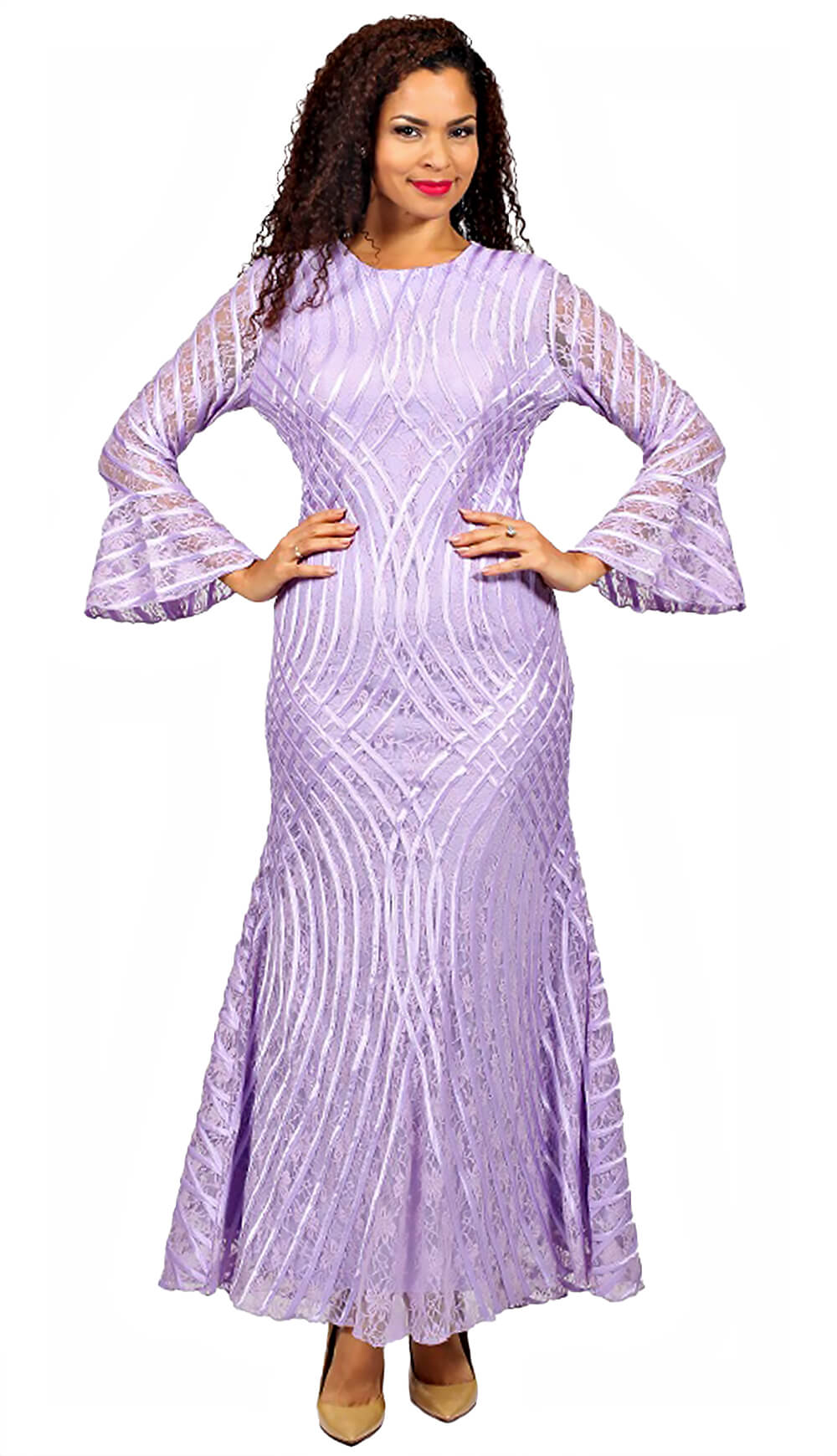 red stripe dress Red & Pink Stripe Puff Sleeve Midi Dress - All Dresses main image 0