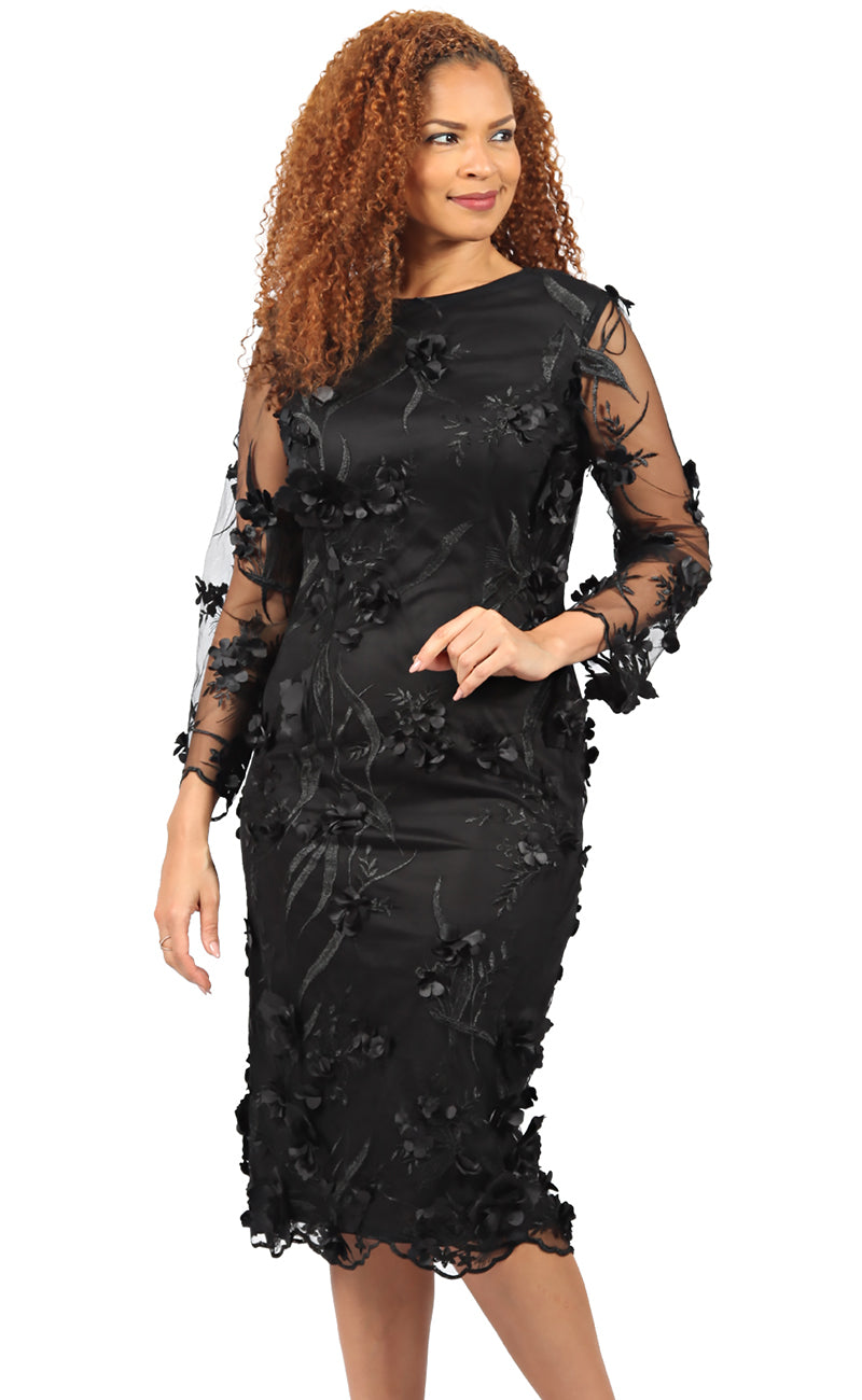 Diana Couture Dress 8746-Black, Black / 10 | Church Suits For Less Diana Couture Dress 8746-Black, Black / 10 | Church Suits For Less