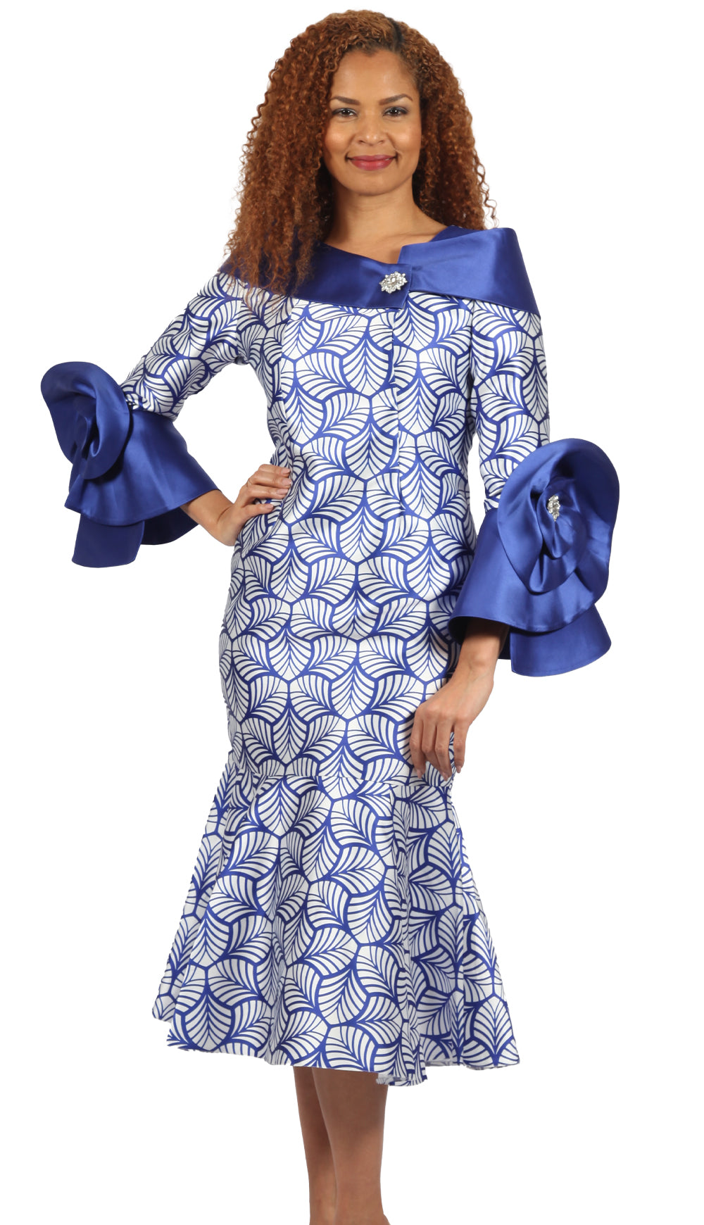 knee length dresses for ladies Diana Off-Shoulder Mermaid Gown