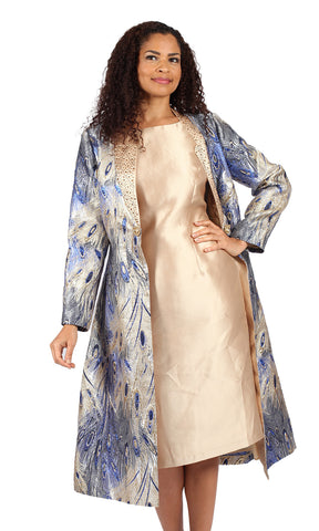 Diana Couture Church Dress 8745-Royal