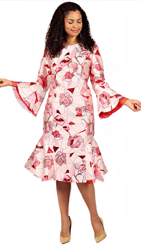 Diana Couture Church Dress 8752-Pink