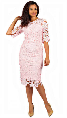 Diana Couture Church Dress 8738-Pink