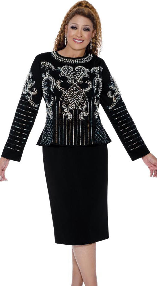 Dorinda Clark Cole Church Suit 309731-Black