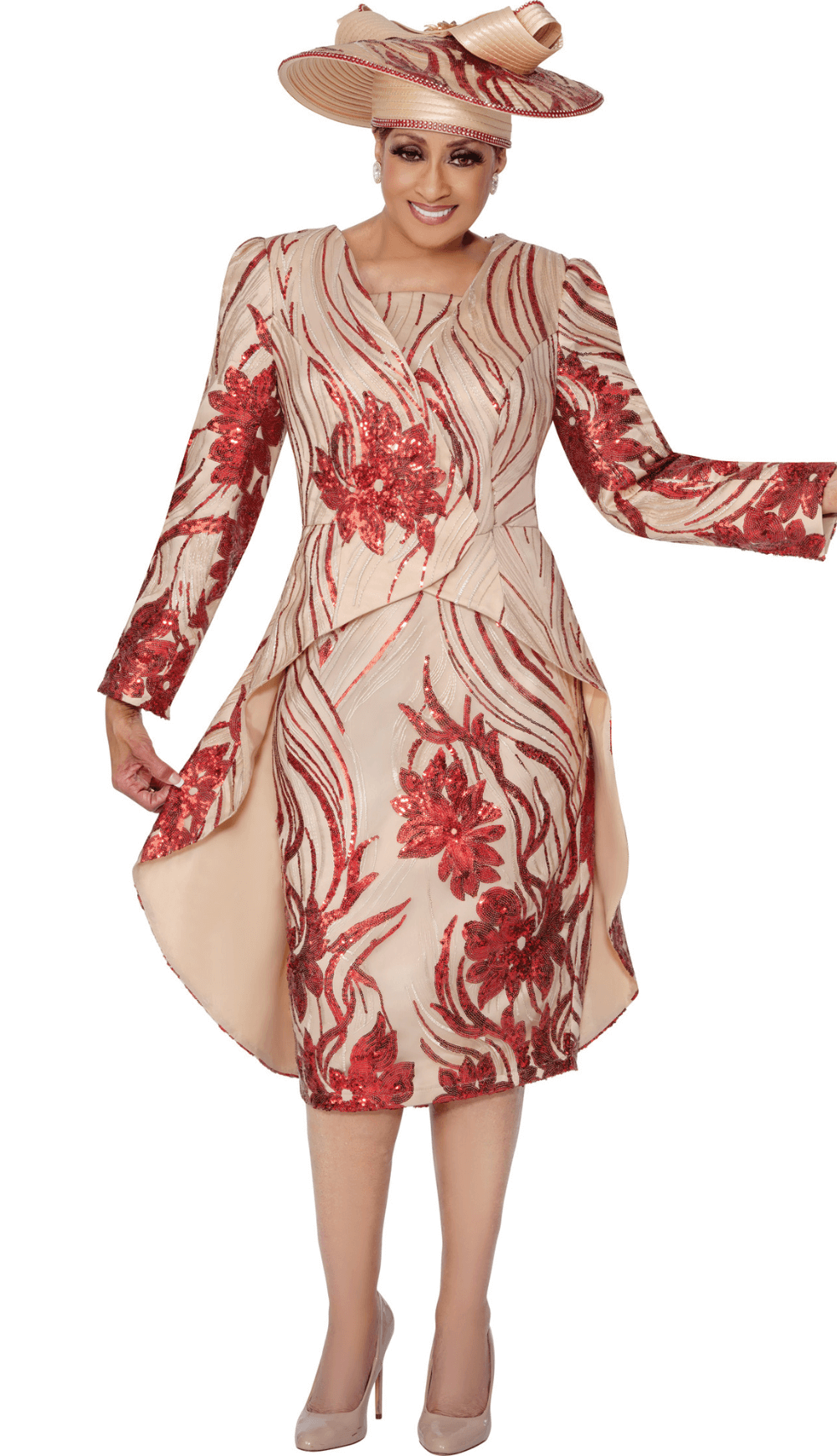 Dorinda Clark Cole Church Suit 309872-Multi – Church suits for less