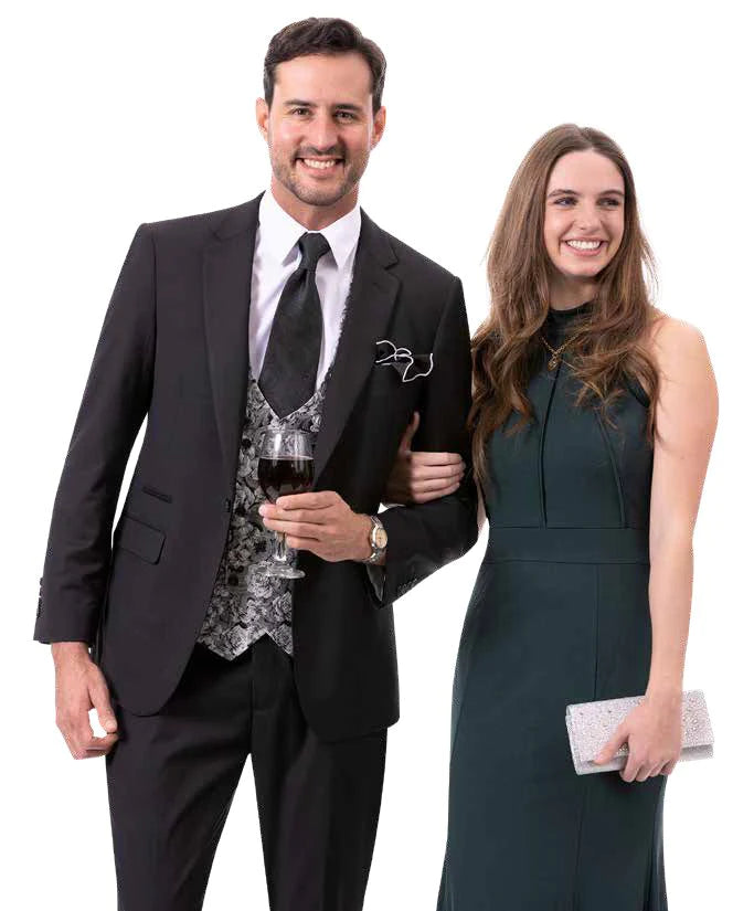 EJ Samuel Black Suit M2795 main image 1