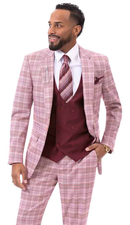 EJ Samuel Modern Fit Suit M2787 - Church Suits For Less