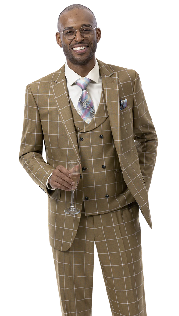 EJ Samuel Modern Fit Suit M2774 - Church Suits For Less