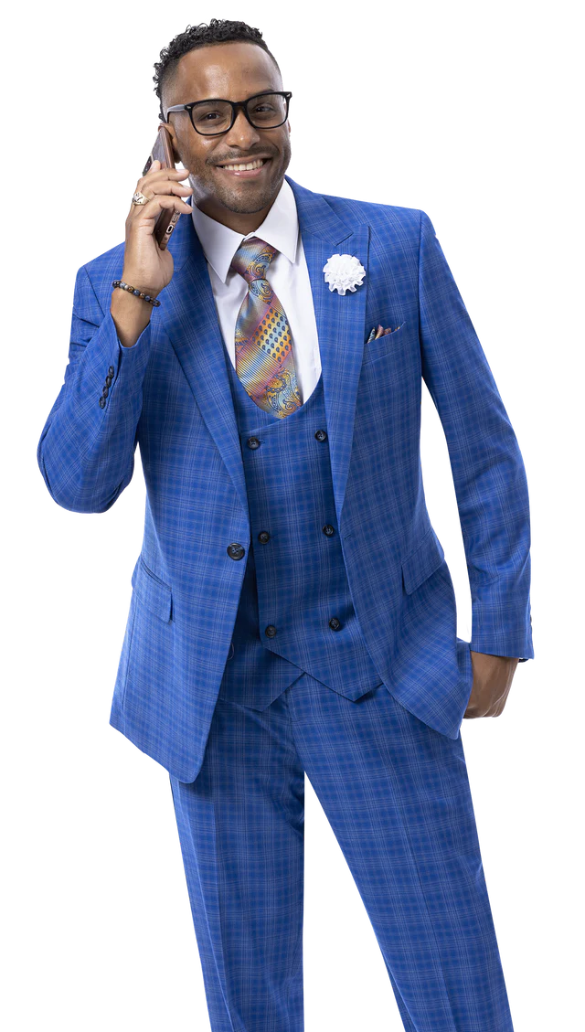 EJ Samuel White Suit M2763 main image 1