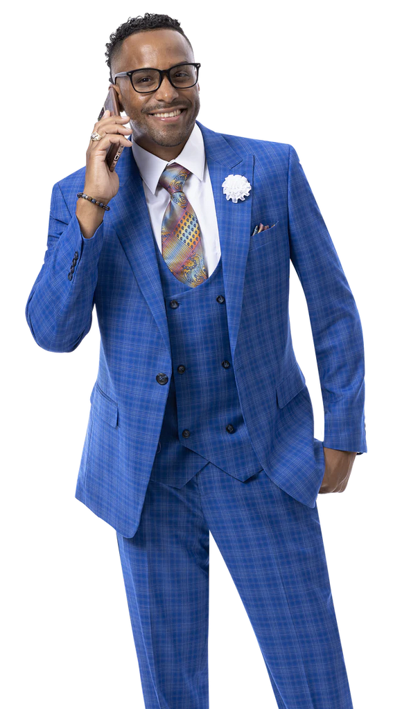 EJ Samuel Modern Fit Suit M2776 - Church Suits For Less