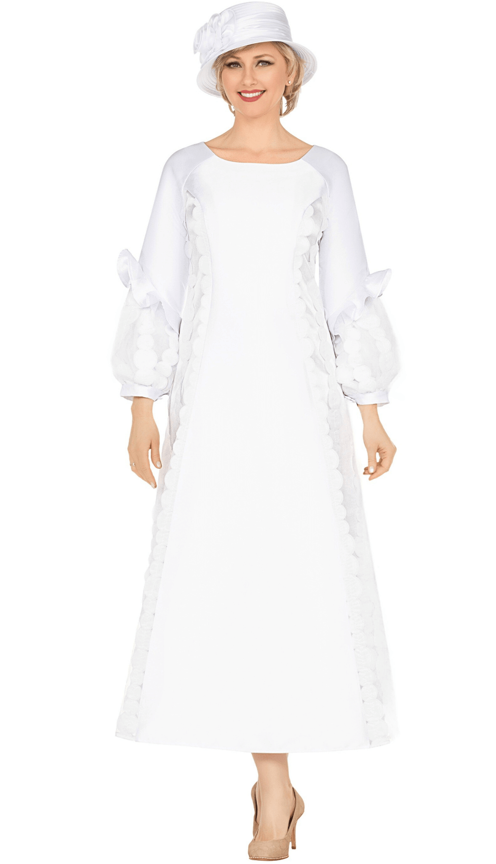 Divine Church Dress 2011-White main image 1