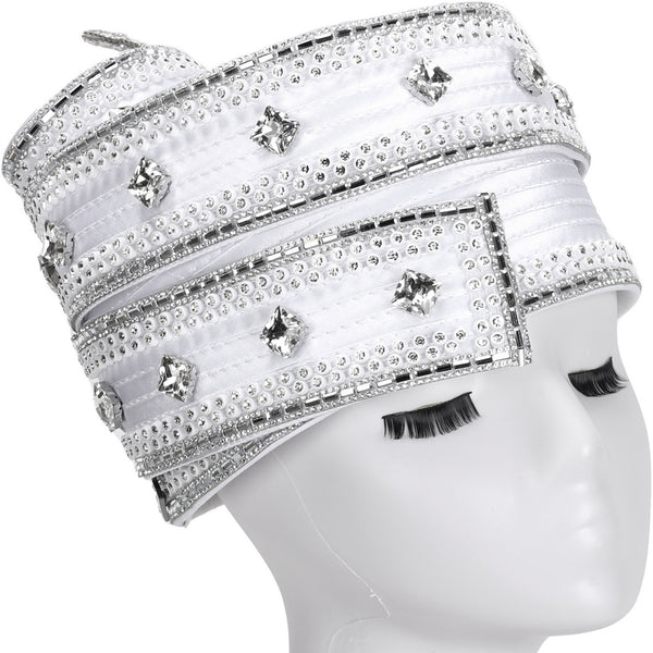 Giovanna Church Hat HR22131-White main image 0