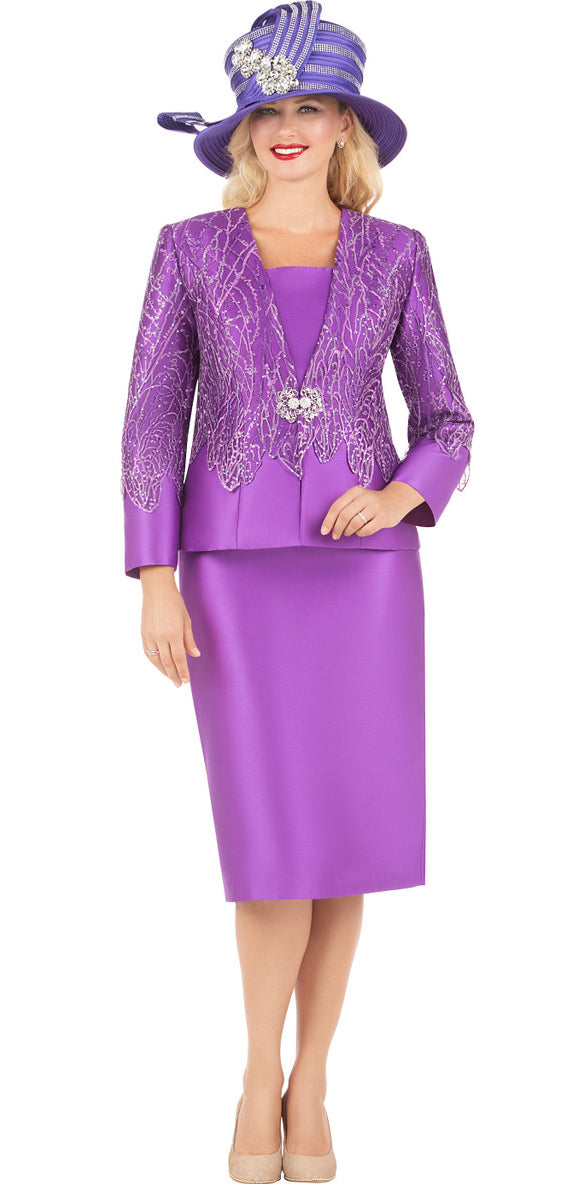 Giovanna Church Suit G1194-Purple, Purple / 18 Giovanna Church Suit G1194-Purple, Purple / 18