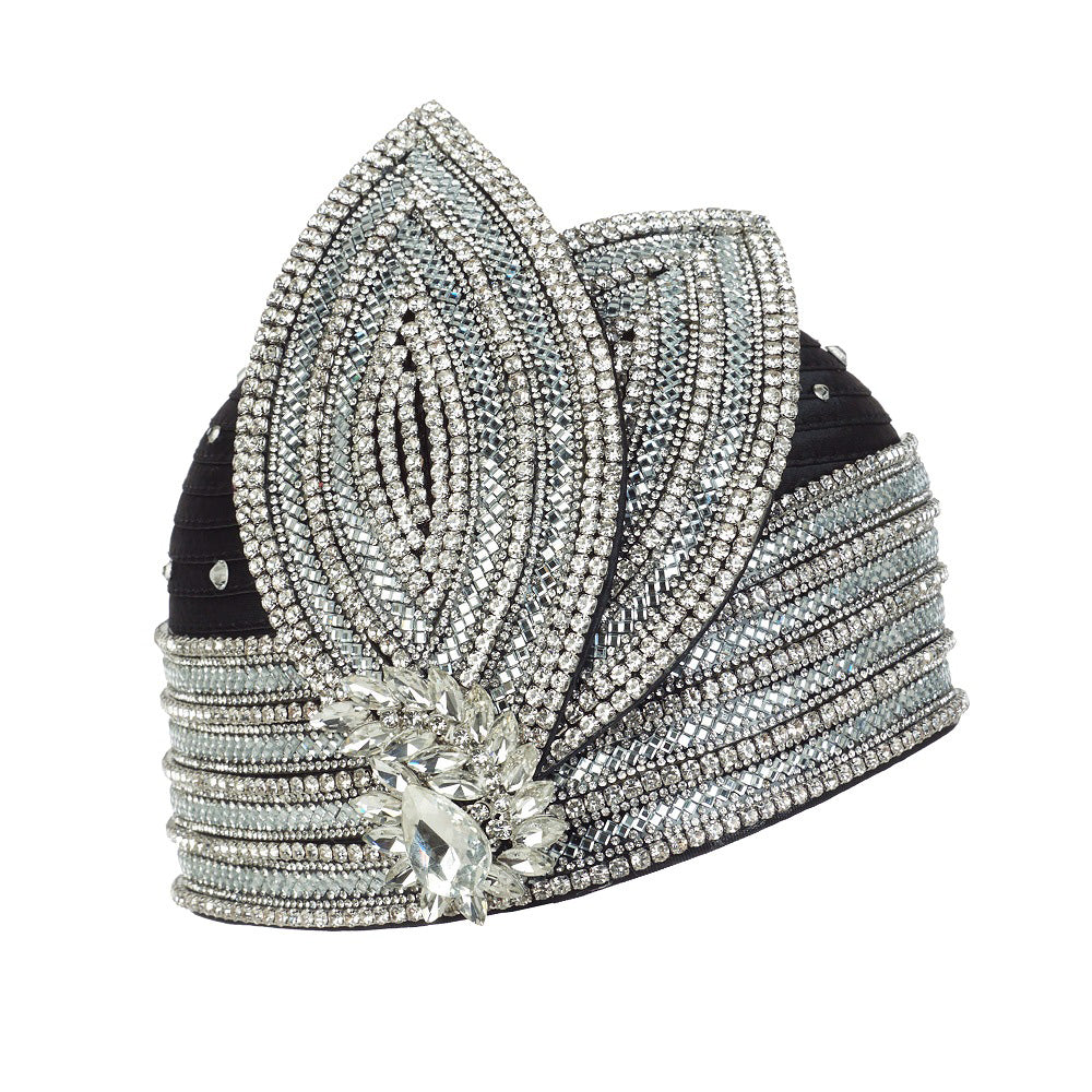 Giovanna Church Hat HR22125-Black