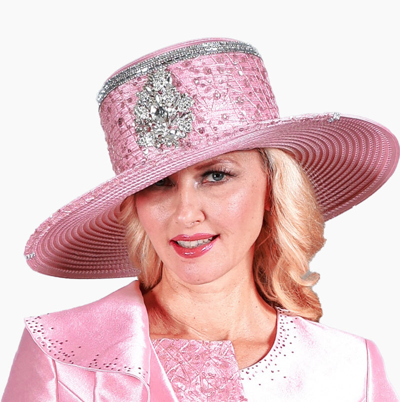 Giovanna Church Hat HR22152-Pink