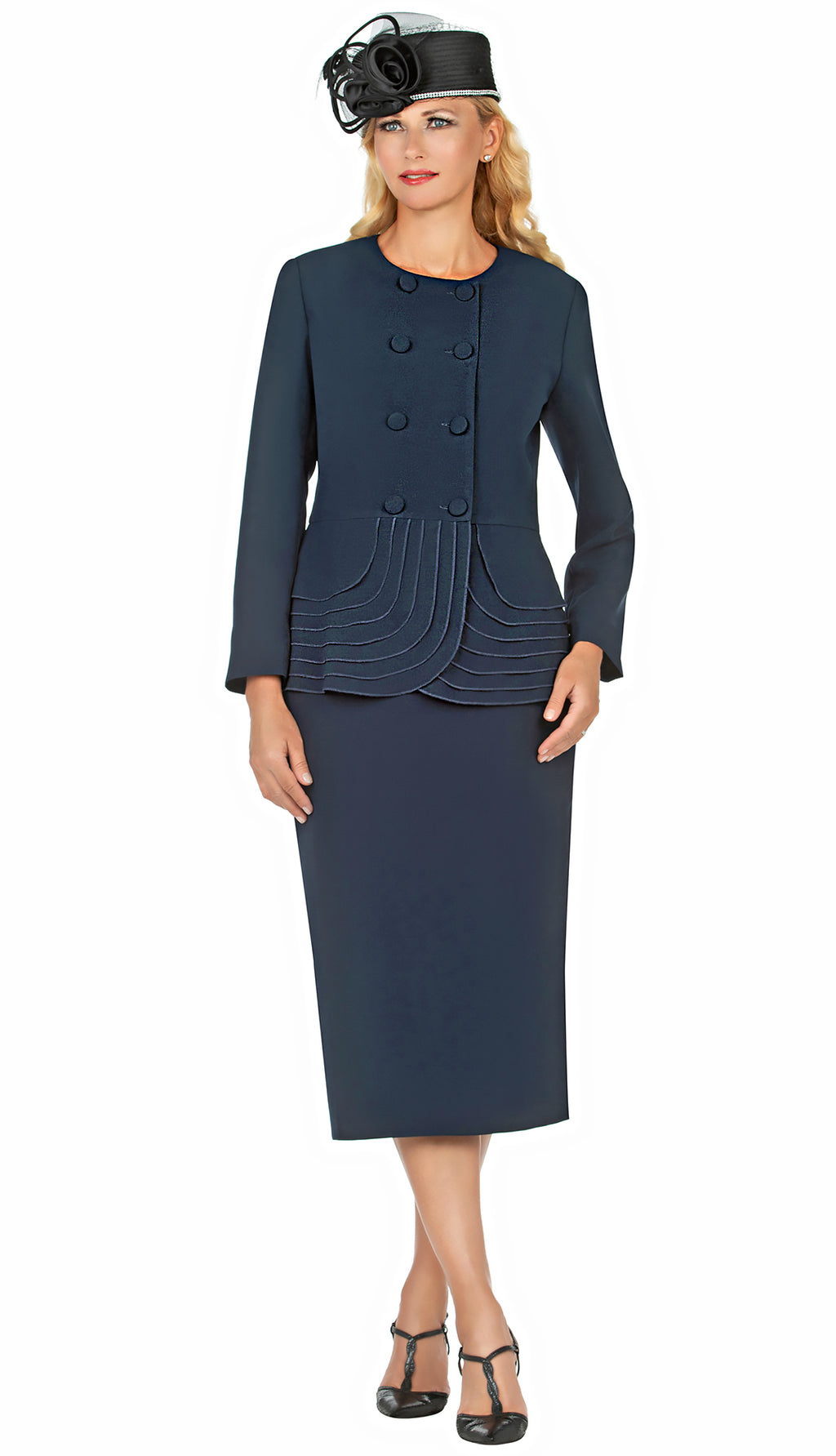 Giovanna Usher Suit S0710-Dark Navy main image 0