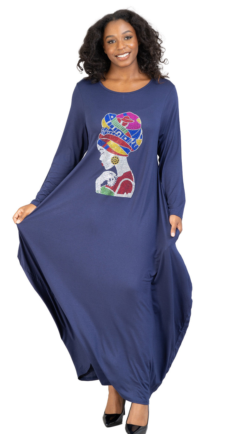 Kara Chic Knit Dress CHH20023LS-Navy | Church Suits For Less Kara Chic Knit Dress CHH20023LS-Navy | Church Suits For Less