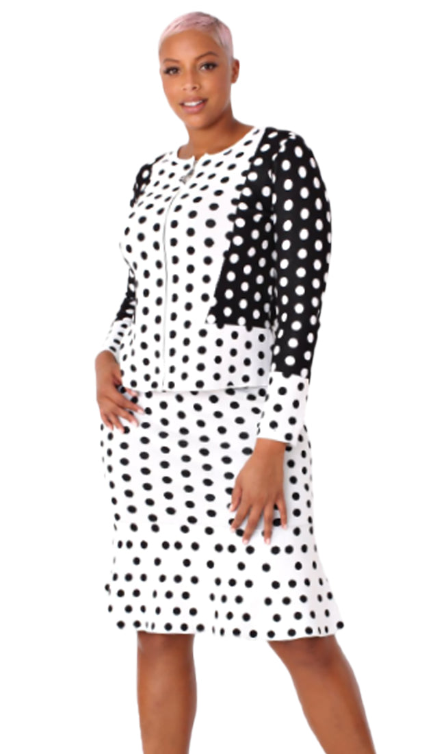 Dress Kayla By Tally Taylor 5251 White With Black / 18