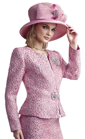 Lily And Taylor Suit 4863C-Pink