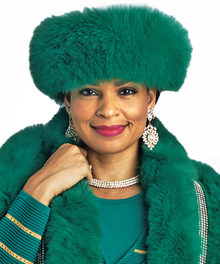 Lily and Taylor Fur Headband A28 – Church suits for less