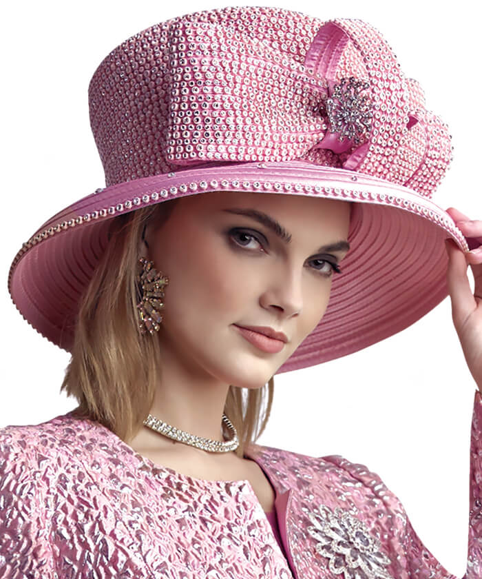 Lily And Taylor H121-WHT-QS Church Hat main image 0