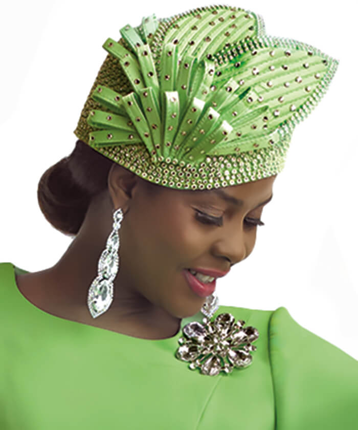 iconic green dress Lime Green Satin Midi Dress main image 1