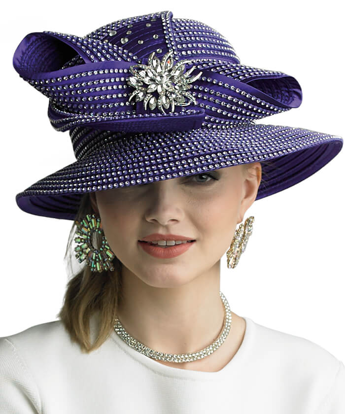 Lily And Taylor H356-HPNK Church Hat