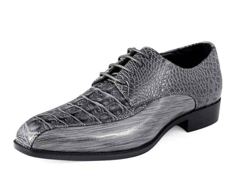 Men Dress Shoes Harvey Grey – Church suits for less