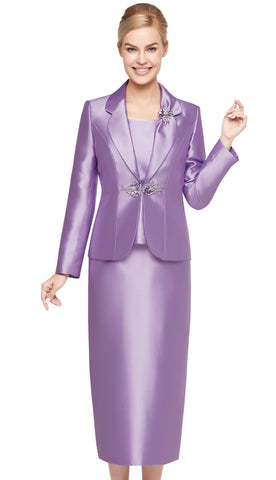 Nina Massini Church Suit 2368-Lavender
