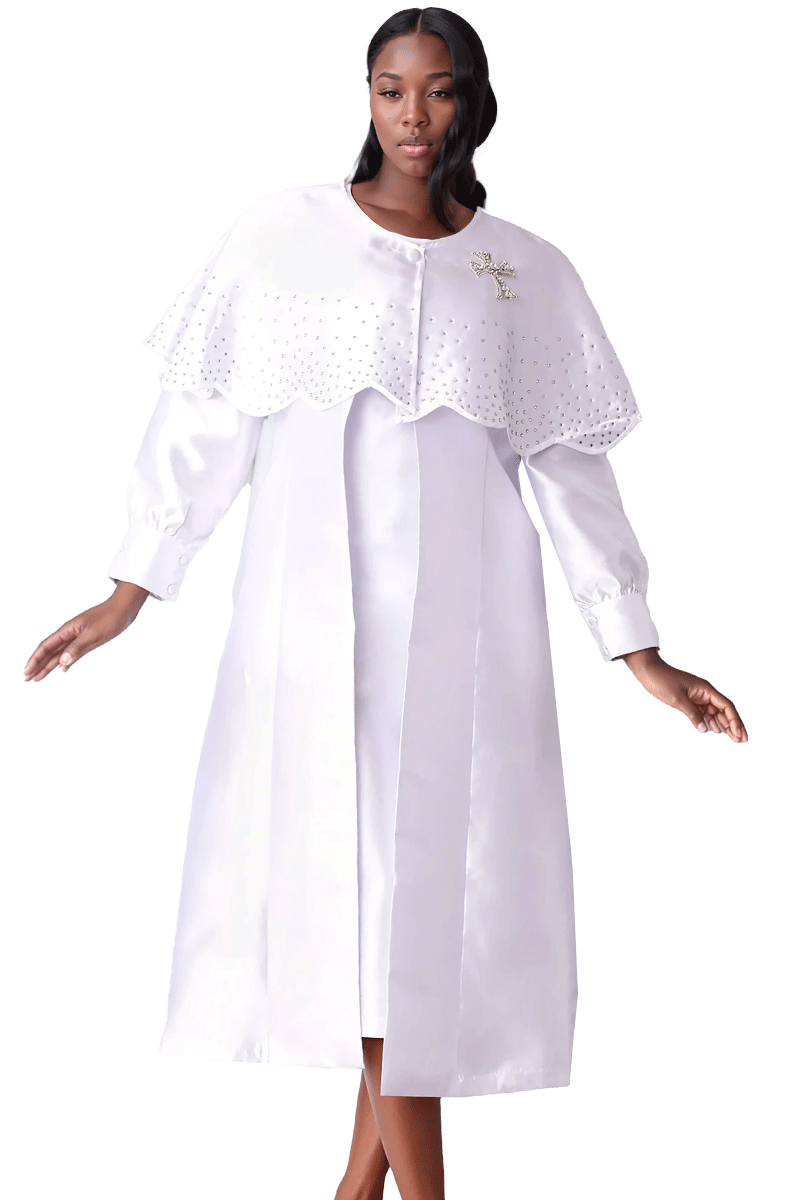 Church Suits with Matching Cape White / 16