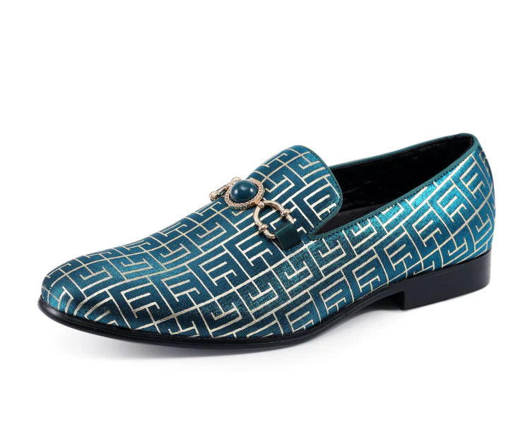 Men Dress Shoe Kaz Teal – Church suits for less
