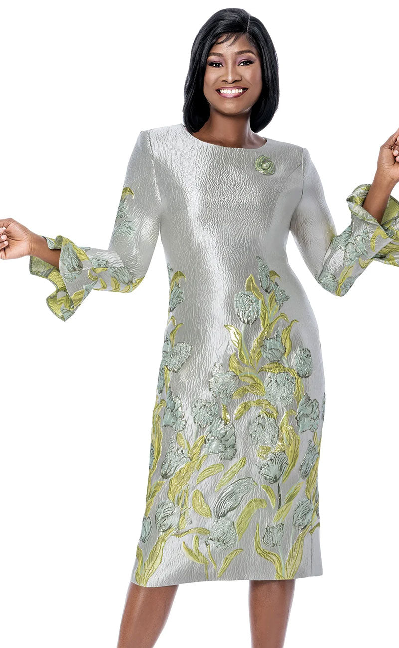 Terramina Church Dress 7261C-Mint – Church suits for less
