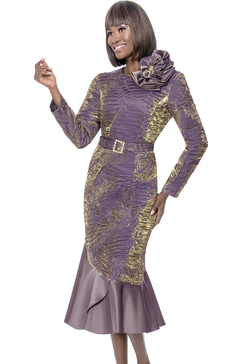 Terramina Church Dress 7209, Orchid / 14