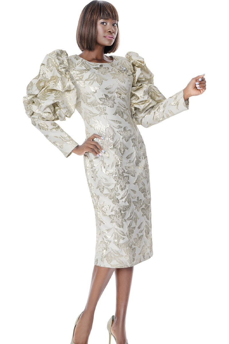 gold dress for church Tally Taylor Church Dress 4497-Gold/Black, Black/Gold / 8
