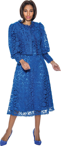 Terramina Church Dress 7051C-Royal Blue