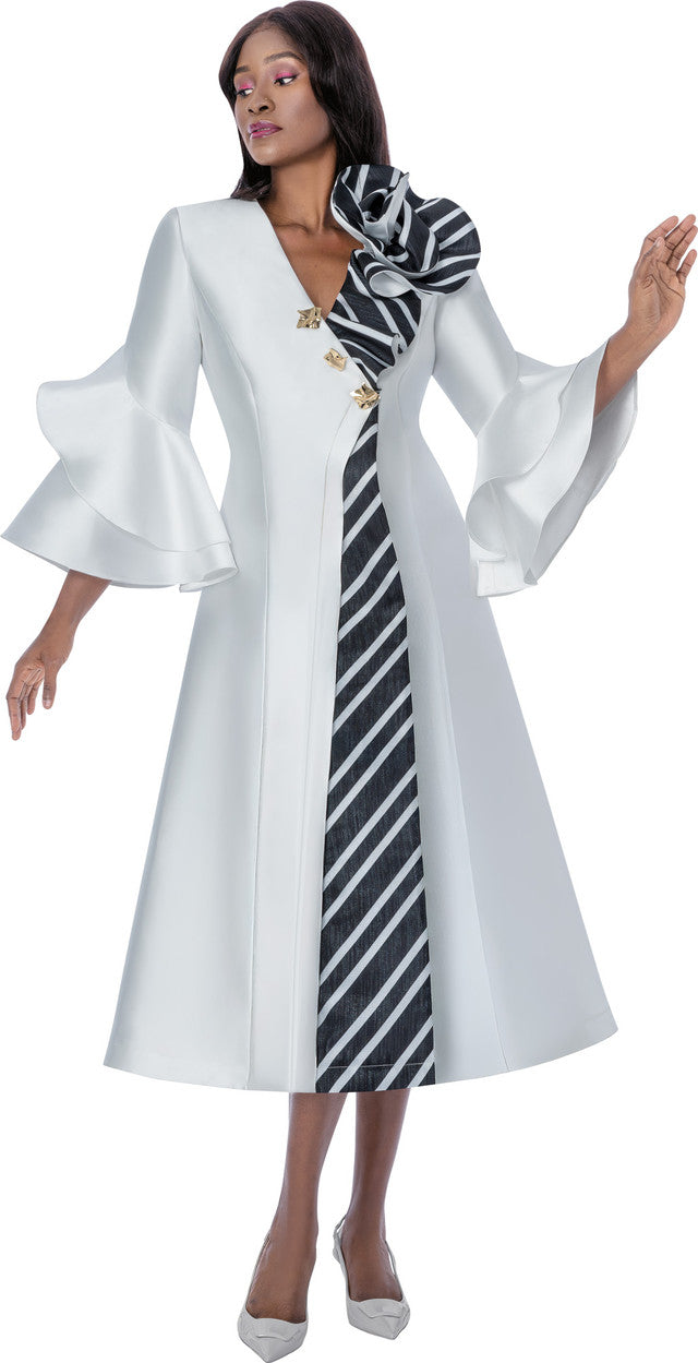 Terramina Church Dress 7300, White / 18
