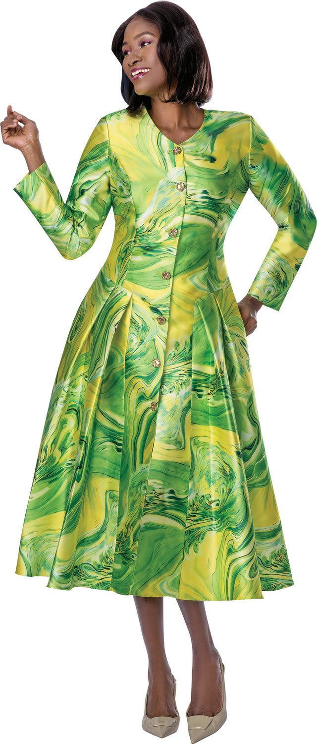 Terramina Church Dress 7301C-Print