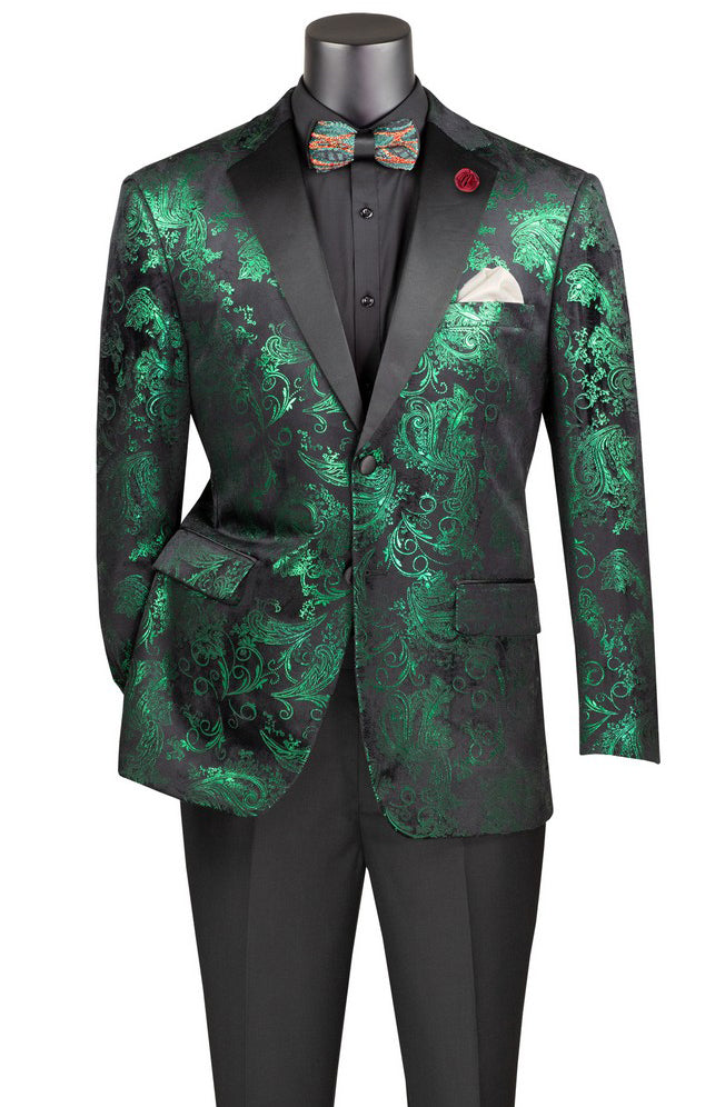 Vinci Sport Jacket BM-02 Emerald - Church Suits For Less